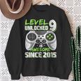 9Th Birthday Gamer 9 Year Old Bday Boy Nine Son Sweatshirt Gifts for Old Women