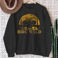 A10 Warthog Hog Wild Silhouette Military AviationSweatshirt Gifts for Old Women
