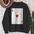 Ace Of Hearts Sweatshirt Gifts for Old Women