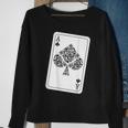 Ace Of Spades Rick Roll Back Printed Sweatshirt Gifts for Old Women