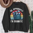 Acting Student Broadway Drama Student Dramatic Theater Sweatshirt Gifts for Old Women