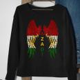 Adler-AZADI Schwarzes Sweatshirt, Motivdruck Freiheit Geschenke für alte Frauen
