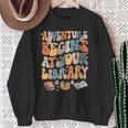 Adventure Begins At Your Library Summer Reading 2024 Flowers Sweatshirt Gifts for Old Women