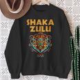 Africa Pride Zulu Warrior Shaka Lion African Tribe King Zulu Sweatshirt Gifts for Old Women