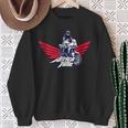 Africa Touring Twin Motorcycle Stripes Logo Sweatshirt Gifts for Old Women