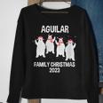 Aguilar Family Name Aguilar Family Christmas Sweatshirt Gifts for Old Women