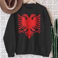 Albania Flag Albanian Eagle Sweatshirt Gifts for Old Women