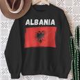 Albania Flag Holiday Vintage Grunge Albanian Flag Sweatshirt Gifts for Old Women