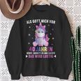 Als Gott Michor 40 Jahren Schuf Denker Er 40Th Geburtstag German L Sweatshirt Geschenke für alte Frauen