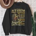 Alvarado Family Name Alvarado Last Name Team Sweatshirt Gifts for Old Women