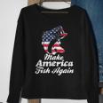 Make America Fish Again Veterans Sweatshirt Gifts for Old Women