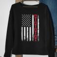 American Crayfish Outfit Louisiana Crawfish Usa Flag Sweatshirt Gifts for Old Women