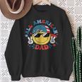 All American Dad 4Th Of July Dad Smile Face Fathers Day Sweatshirt Gifts for Old Women