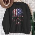 American Flag Usa Us Skull Sweatshirt Geschenke für alte Frauen