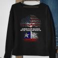 American Raised With Chilean Roots Chile Sweatshirt Gifts for Old Women