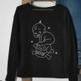 American Traditional Kewpie Doll And Skull Outline Tattoo Sweatshirt Gifts for Old Women