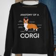 Anatomy Of A Corgi Corgis Dog Puppy Nerd Biology Dogs Sweatshirt Gifts for Old Women
