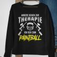 Andergehen Zur Therapie Ich Geh Zum Paintball Sweatshirt Geschenke für alte Frauen