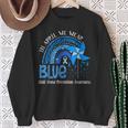 In April We Wear Blue For Child Abuse Prevention Awareness Sweatshirt Gifts for Old Women