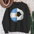 Argentinien Flagge Fußball Kinder Fußball Papa Sport Sweatshirt Geschenke für alte Frauen