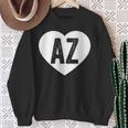 Arizona Heart Hometown State Southwest Pride Sweatshirt Gifts for Old Women