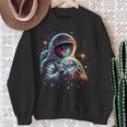 Astronaut Planets Astronaut Science Space Sweatshirt Gifts for Old Women