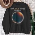Astronomy Once In A Lifetime Eclipse Minimalistic Solar Ecli Sweatshirt Gifts for Old Women