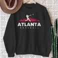 Atlanta Baseball Vintage Minimalist Retro Baseball Lover Sweatshirt Gifts for Old Women