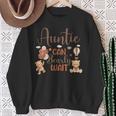 Auntie Can Bearly Wait Bear Gender Neutral Boy Baby Shower Sweatshirt Gifts for Old Women
