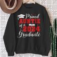 Auntie Senior 2024 Proud Auntie Of A Class Of 2024 Graduate Sweatshirt Gifts for Old Women