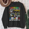 Autism Awareness 2024 Doesn't Come With A Manual Autism Mom Sweatshirt Gifts for Old Women