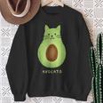 Avocato Cute Cat Avocado Vegan And Cat Owner Kitten Sweatshirt Gifts for Old Women