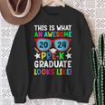 What An Awesome Pre-K Looks Like 2024 Graduation Sweatshirt Gifts for Old Women