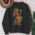 Aztec Jaguar Warrior Ancient Mayan Goddess Sweatshirt Gifts for Old Women