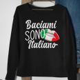 Baciami Sono Italiano Kiss Me Im Italian Italia Italy Sweatshirt Gifts for Old Women