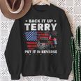 Back It Up Terry Put It In Reverse Firework 4Th Of July Sweatshirt Gifts for Old Women