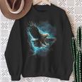 Bald Eagle Bird Nature Usa Lightning Sweatshirt Gifts for Old Women