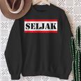 Balkan Jugo Jugoslawien Spruch Seljak Sweatshirt Geschenke für alte Frauen