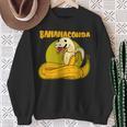 Bananaconda Snake With Banana Pyjamas Anaconda Python Sweatshirt Gifts for Old Women