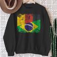 Banderas De Alemania Brasil Raíces Alemanas Mitad Brasileñasintage Camisa de entrenamiento Regalos para ancianas