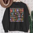 Banned Books Saying Forbidden Literature Sweatshirt Gifts for Old Women