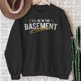 Be In The Basement Marching Band Jazz Trombone Sweatshirt Gifts for Old Women