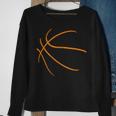 Basketball Silhouette Bball Player Coach Sports Baller Sweatshirt Gifts for Old Women