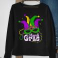 Beads Mask Feathers 2024 Mardi Gras For Girls Women Sweatshirt Gifts for Old Women