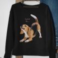 Beagle Beagles Love Is Dog Mom Dad Puppy Pet Cute Sweatshirt Gifts for Old Women