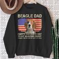Beagle Dad Happy Fathers Day To My Amazing Daddy Dog Sweatshirt Gifts for Old Women