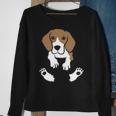 Beagle Dog In The Pocket Cute Pocket Beagle Sweatshirt Gifts for Old Women
