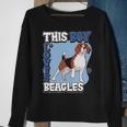 Beagle Quote Dog Owner This Boy Loves Beagles Sweatshirt Gifts for Old Women