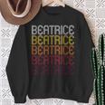 Beatrice Retro Wordmark Patternintage Style Sweatshirt Geschenke für alte Frauen