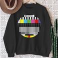 Beautiful No Signal Tv Colorful Test Pattern Classic Sweatshirt Gifts for Old Women